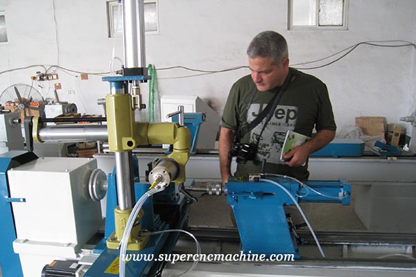 CNC lathe customer from ISRaEL
