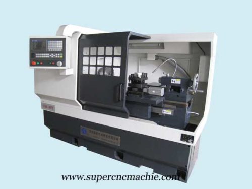 CNC machine with electric turret