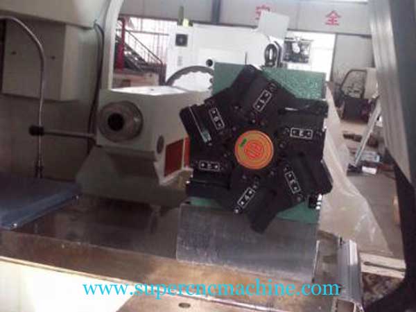 Double chuck CNC pipe thread lathe CKG1322A Was Exported to Russia