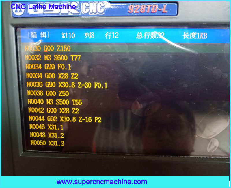 Programming of CNC Lathe Machine
